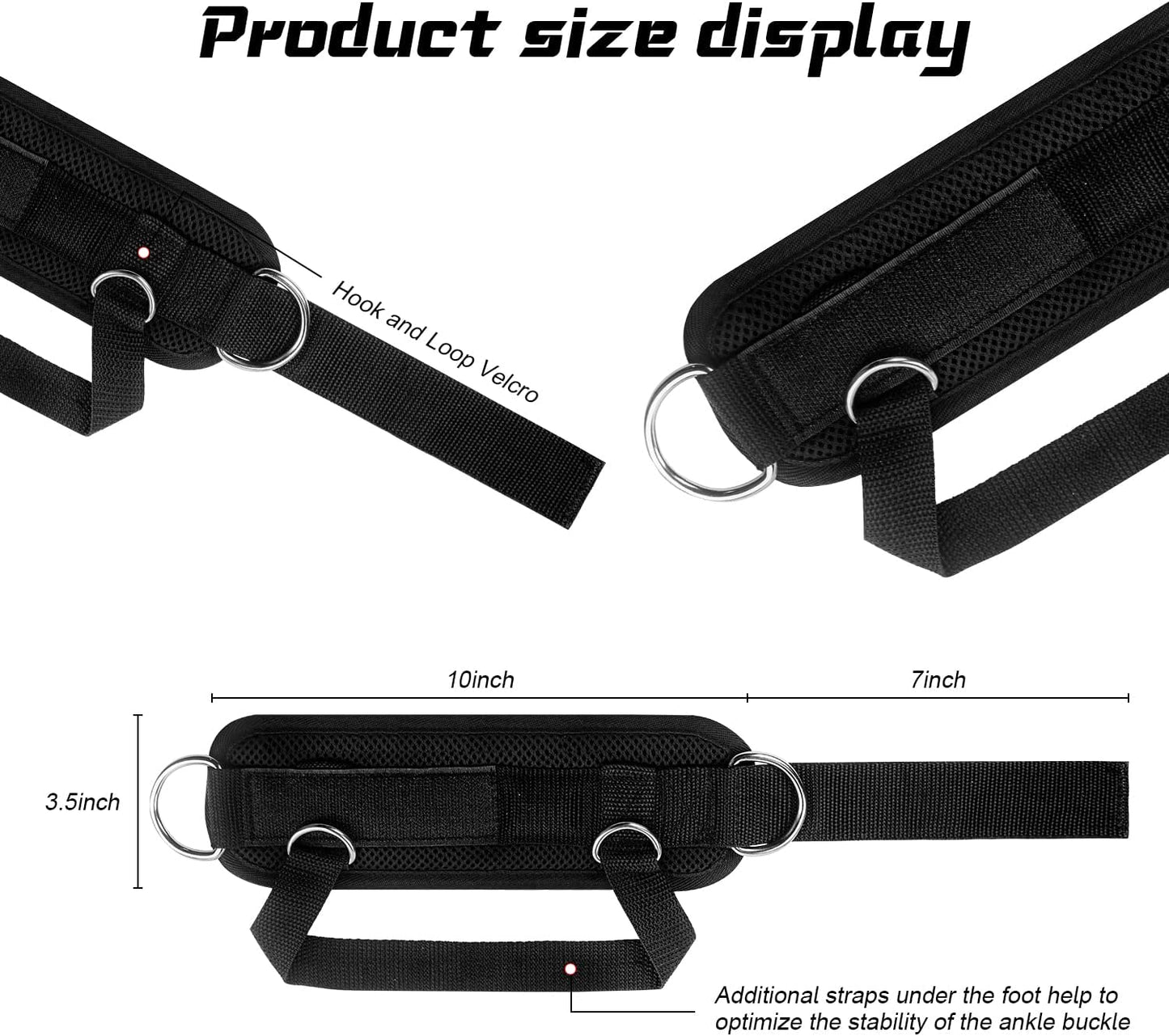 Ankle Strap for Cable Machine Professional Kickback