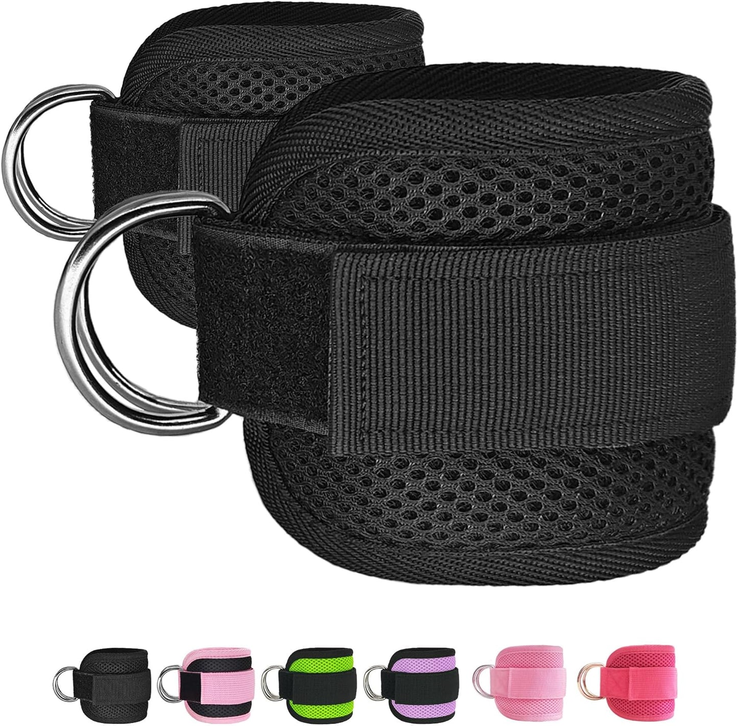 Ankle Straps for Cable Machines D Rings