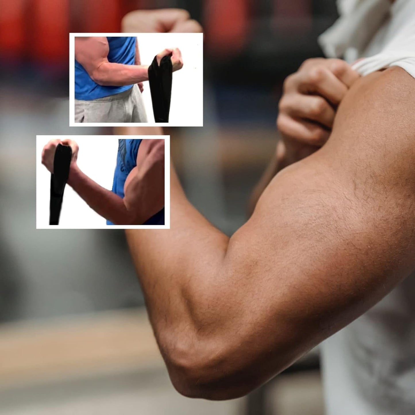 Gym Arm Wrestling Strap Belt Hand Grip
