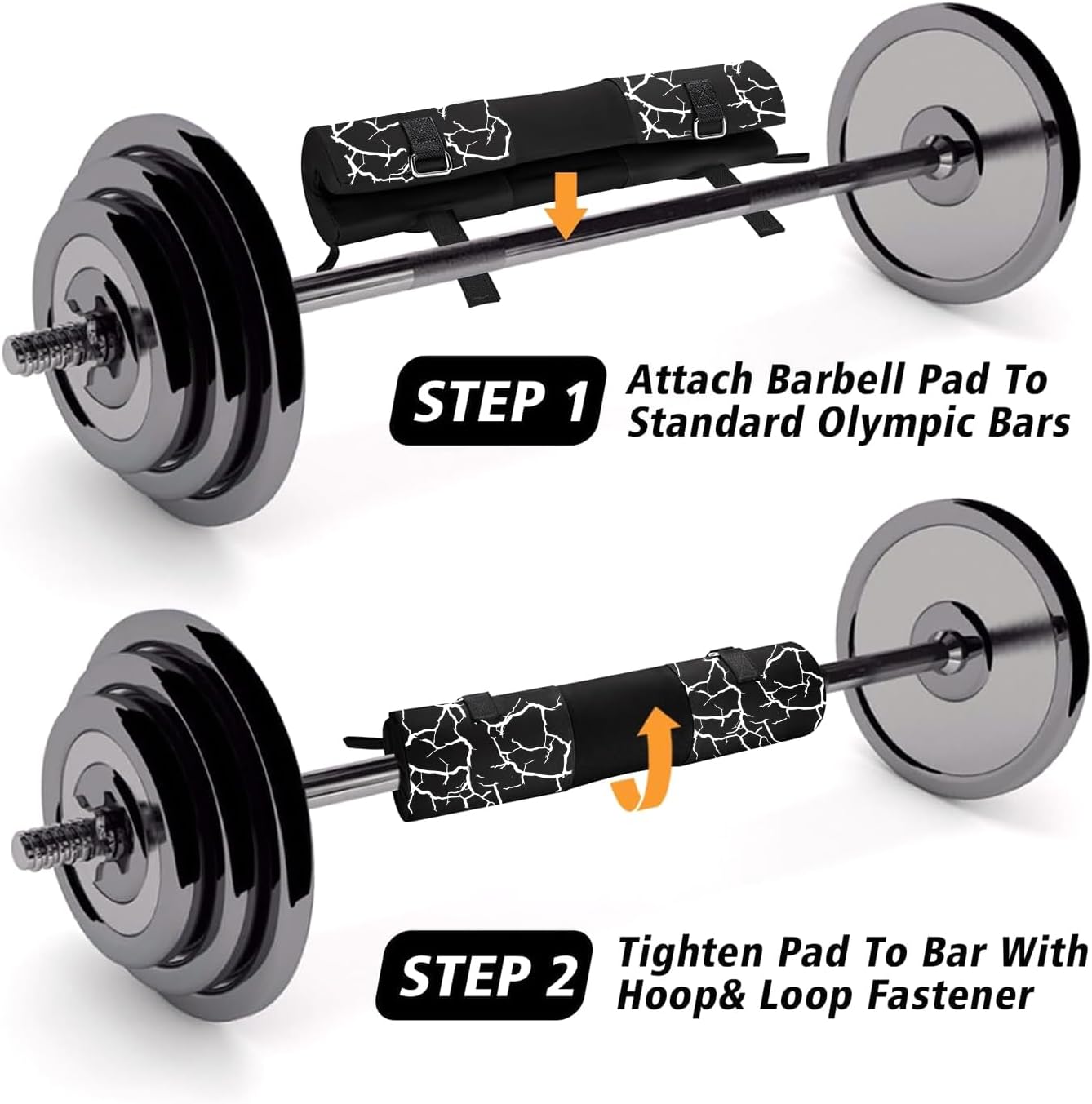 Barbell Pad for Squats, Lunges and Hip Thrusts - Squat Pad Weight Lifting Bar Cushion Pad Protector for Neck and Shoulder