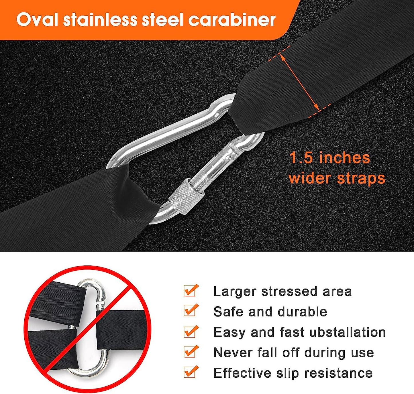 Battle Rope Anchor Strap Kit Accessories for Home Gym Outdoor