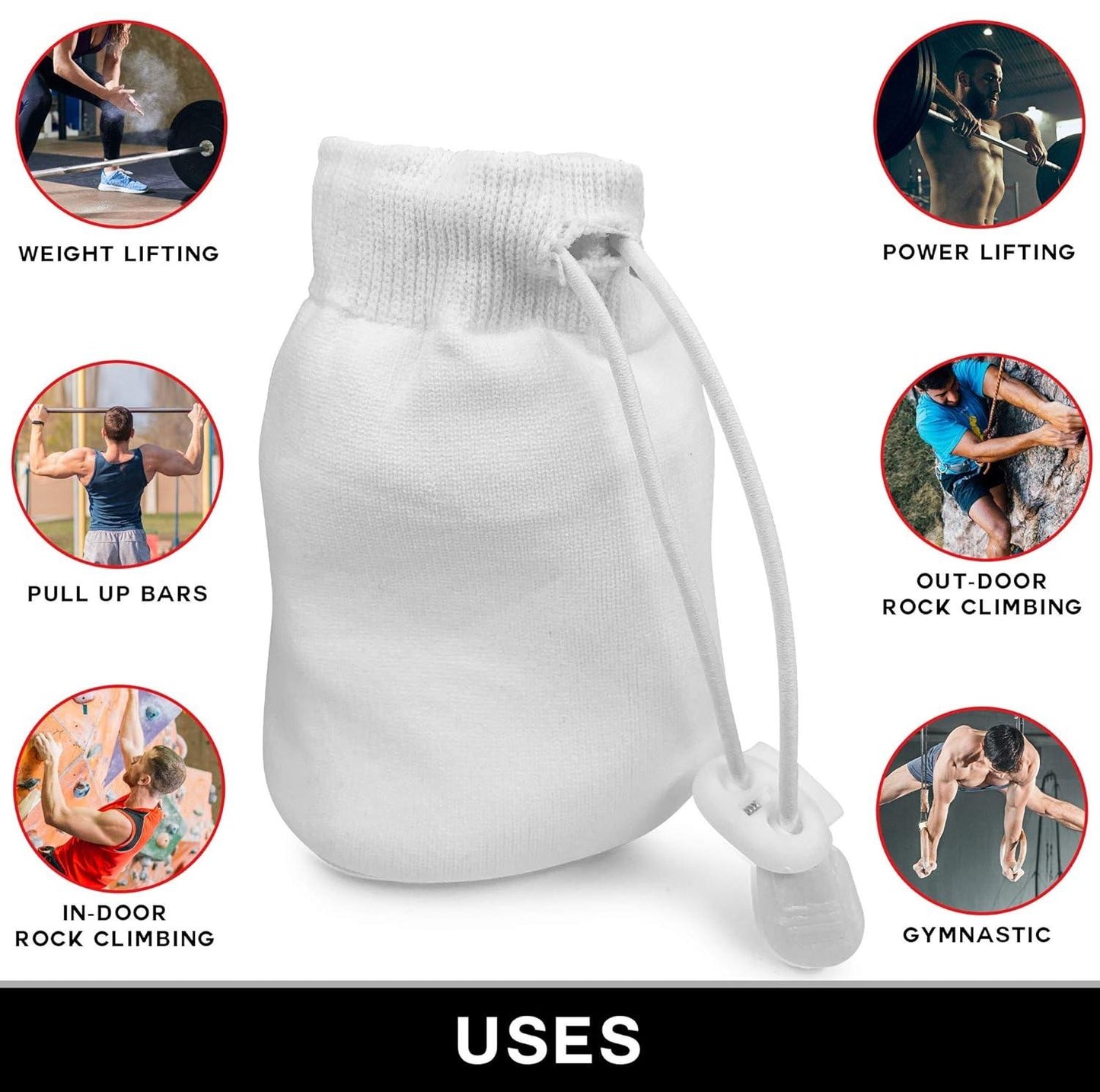 Gymnastics Chalk Powder for Enhanced Grip and Performance