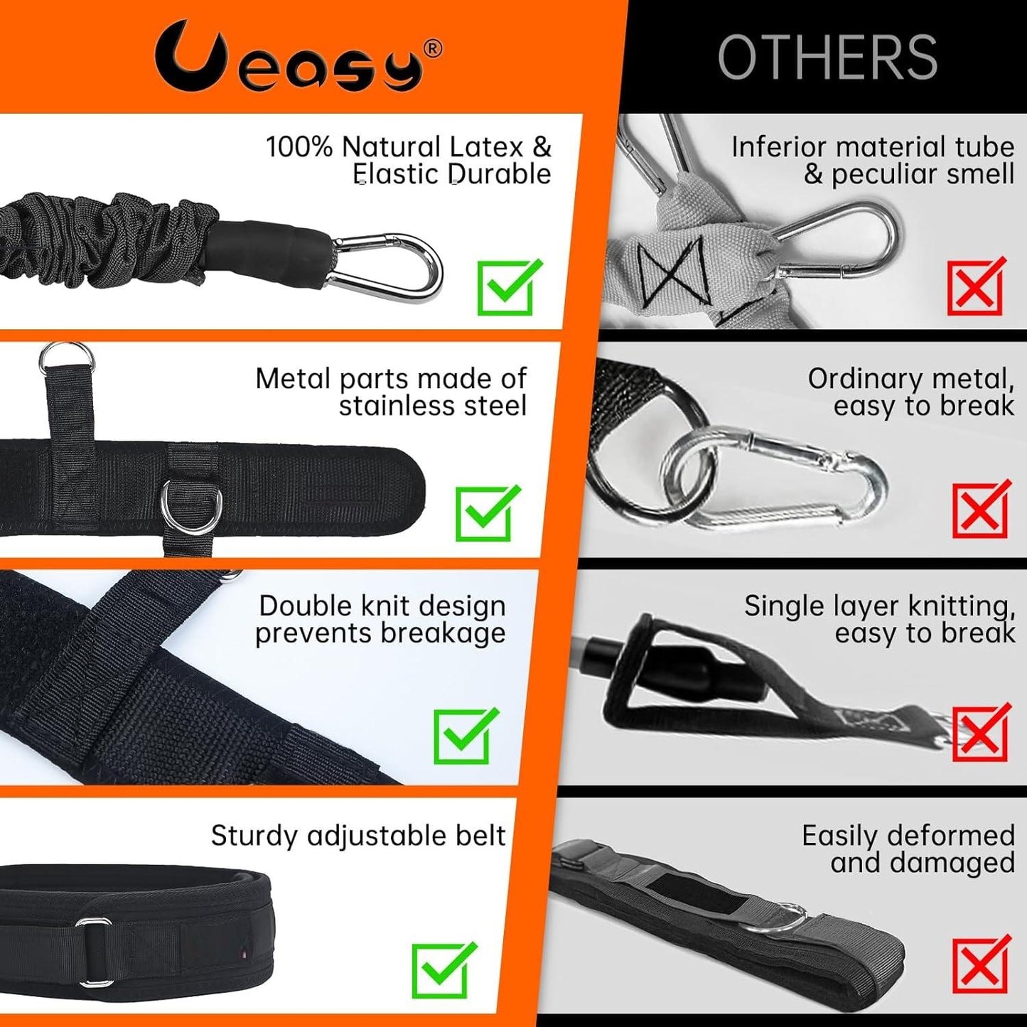 Vertical Jumping Trainer Jump Resistance Bands System Horizontal Leaping Fitness