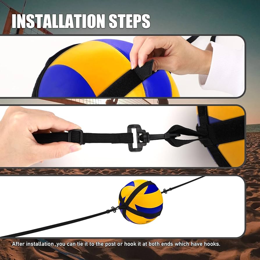 Fitcozi Volleyball Training Aid, Combo Volleyball Spike Hitting Serving Trainer