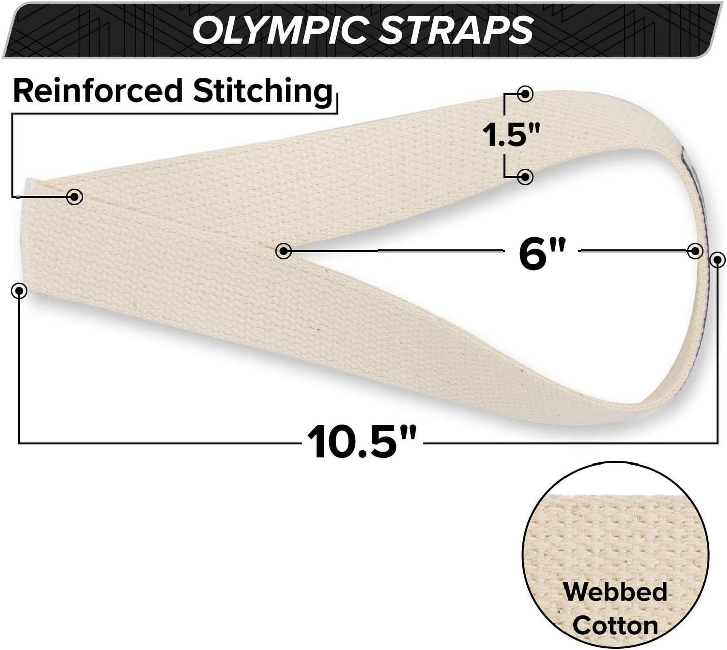 Olympic weight lifting straps