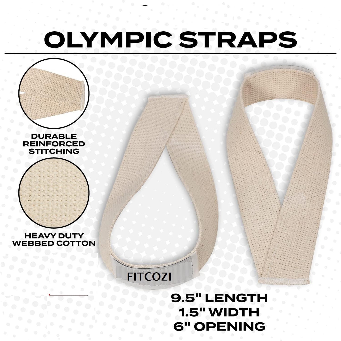 Olympic weight lifting straps