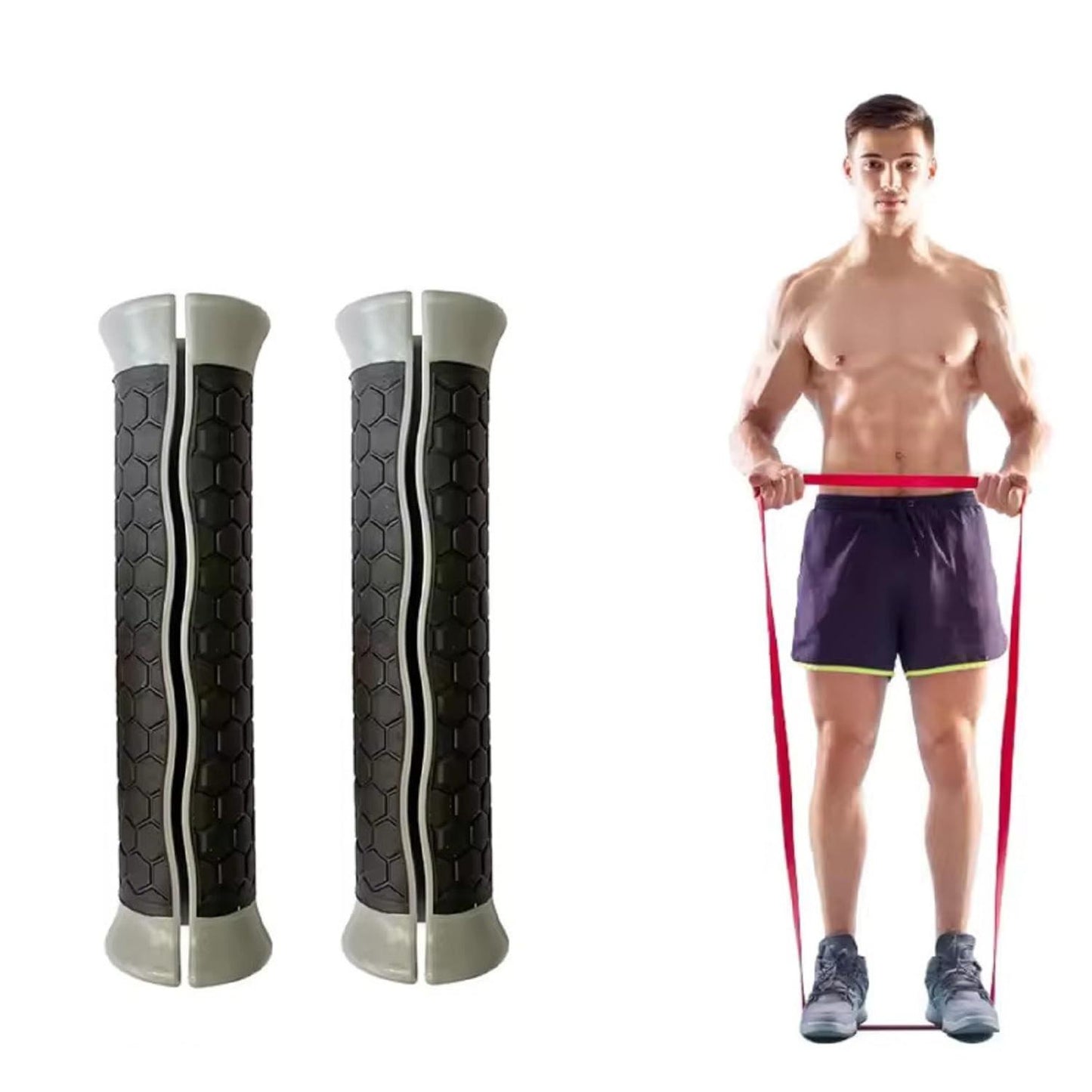 Fitcozi Pull up band Resistance band Exercise handles