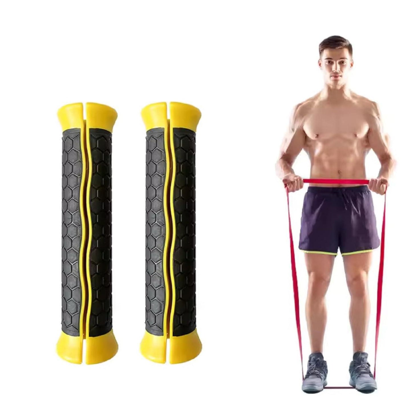 Fitcozi Pull up band Resistance band Exercise handles