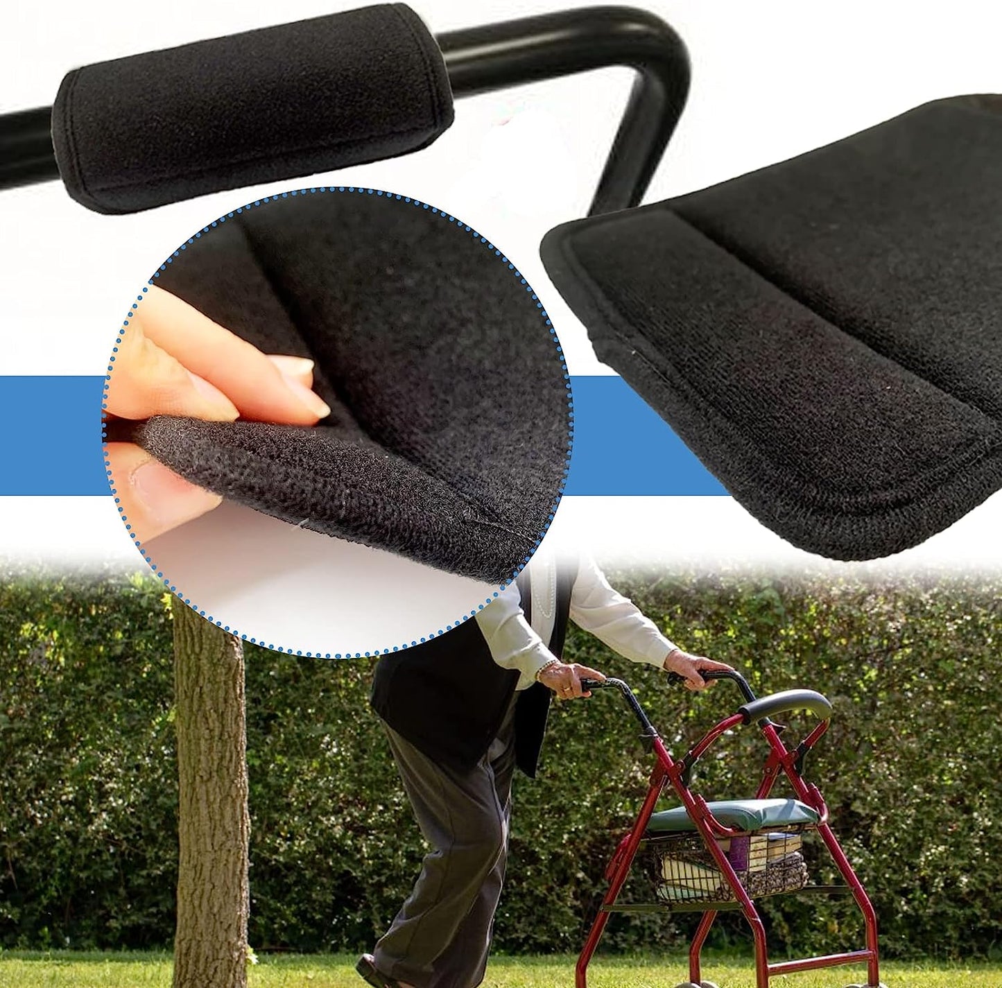 Fitcozi Walker Hand Grip Covers Pads